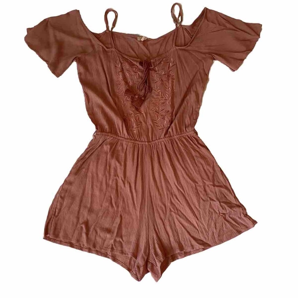 Love Tree Los Angeles - Spring Summer Romper - Mauve - M